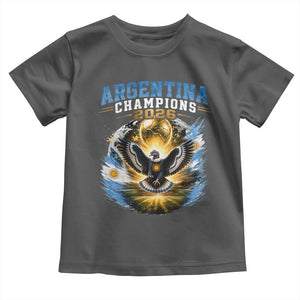Argentina Champions 2026 Toddler T Shirt Proud Argentinian Football Fan