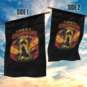 Espana Champions 2026 Garden Flag Spain Football Fan Spanish Bull Graphic TS11 Print Your Wear