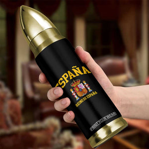 Spain Reino De Espana Bullet Tumbler Vintage Spanish Flag Coat of Arms
