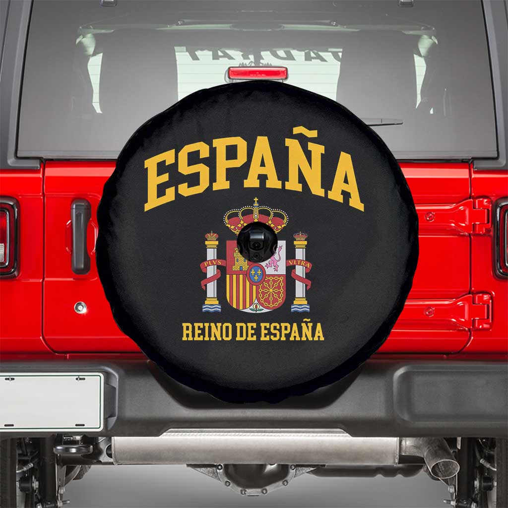 Spain Reino De Espana Spare Tire Cover Vintage Spanish Flag Coat of Arms