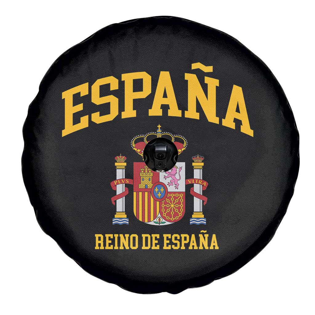 Spain Reino De Espana Spare Tire Cover Vintage Spanish Flag Coat of Arms