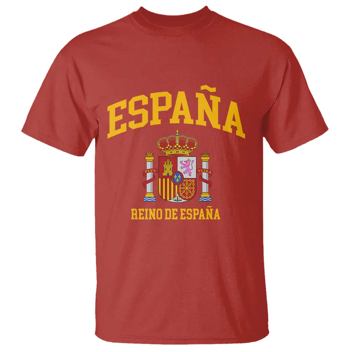 Spain Reino De Espana T Shirt Vintage Spanish Flag Coat of Arms
