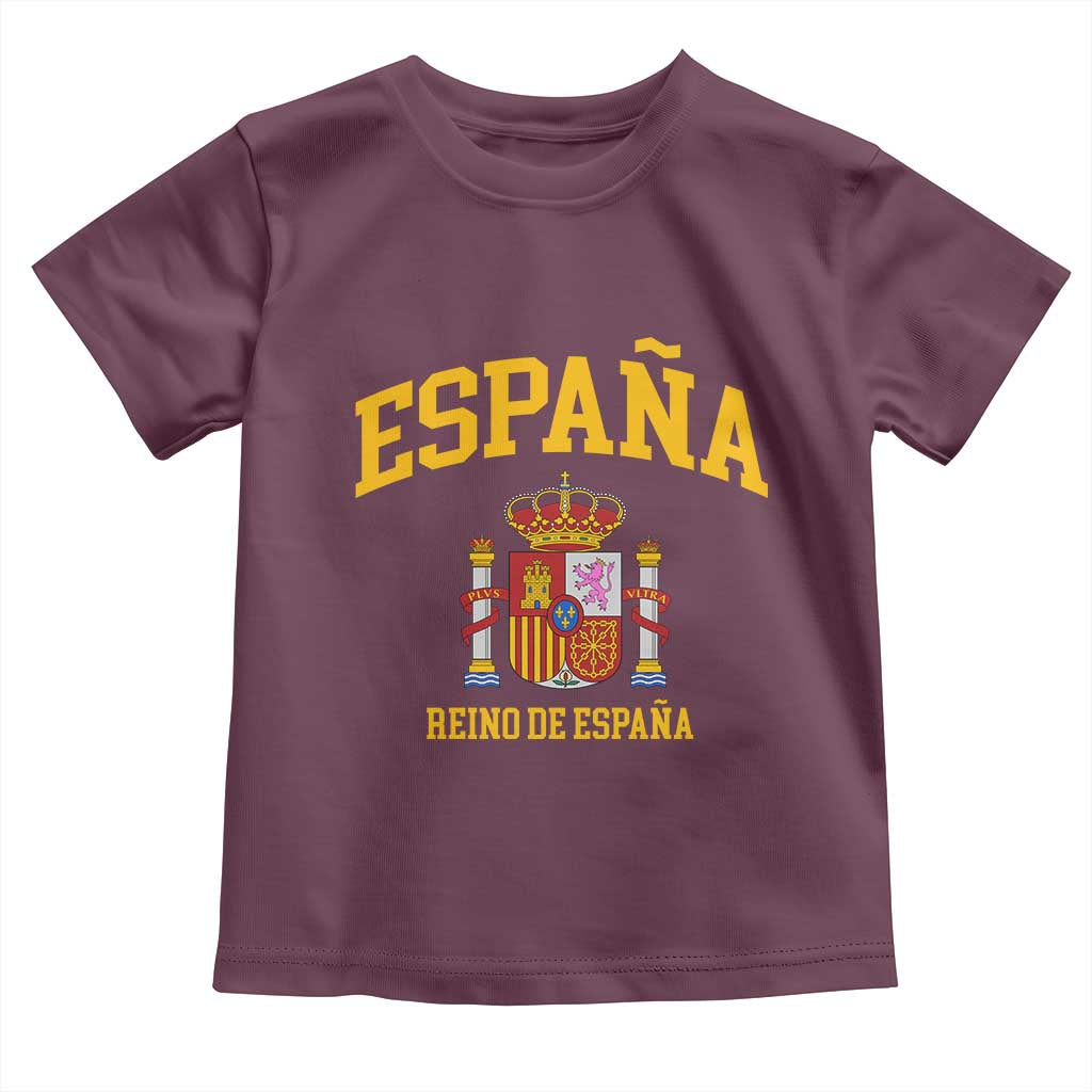 Spain Reino De Espana Toddler T Shirt Vintage Spanish Flag Coat of Arms