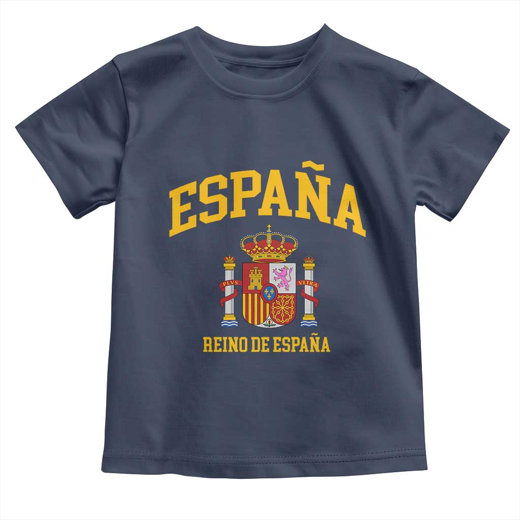 Spain Reino De Espana Toddler T Shirt Vintage Spanish Flag Coat of Arms