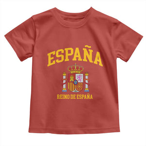 Spain Reino De Espana Toddler T Shirt Vintage Spanish Flag Coat of Arms