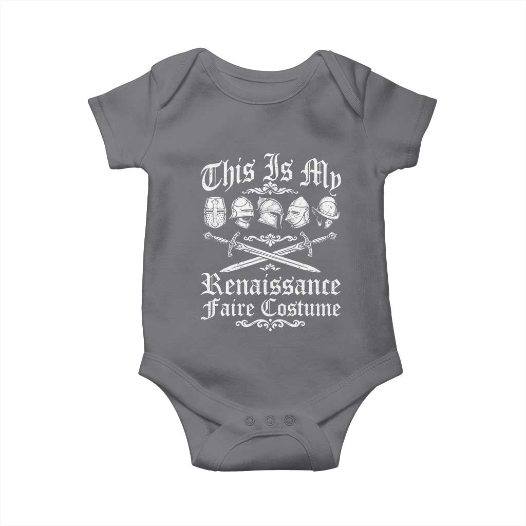 This Is My Renaissance Faire Costume Baby Onesie Funny Medieval History Lover Festival