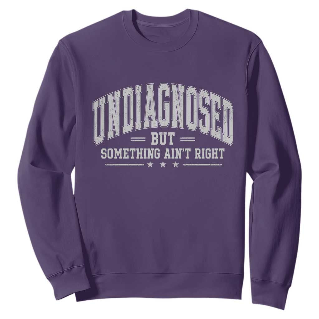 Undiagnosed But Something Ain't Right Sweatshirt Funny Saying