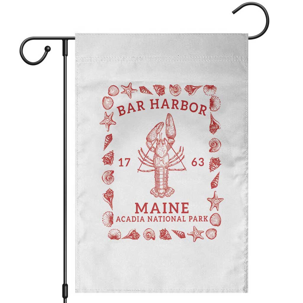 Bar Harbor Maine Lobster Acadia National Park 1763 Garden Flag TS11 White Print Your Wear
