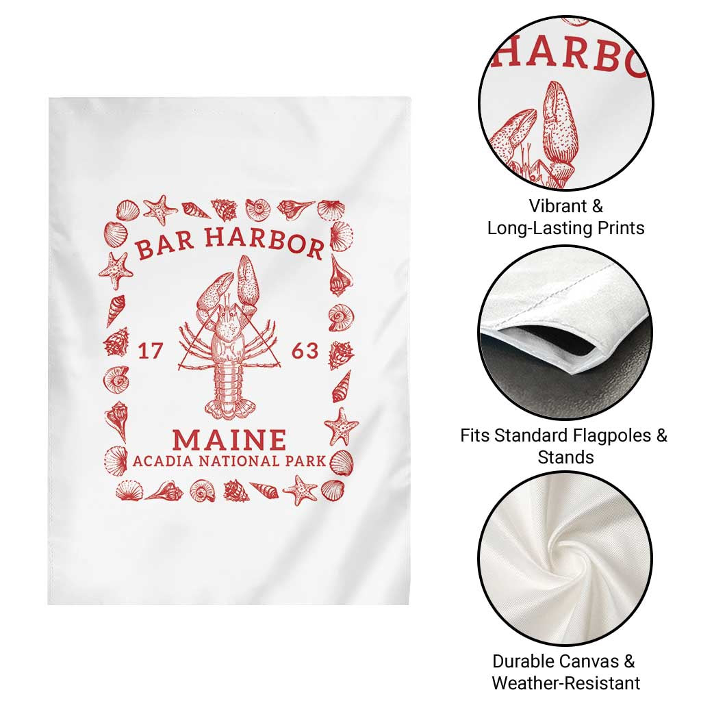 Bar Harbor Maine Lobster Acadia National Park 1763 Garden Flag