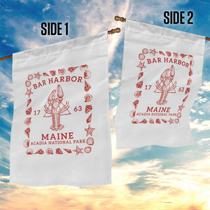 Bar Harbor Maine Lobster Acadia National Park 1763 Garden Flag