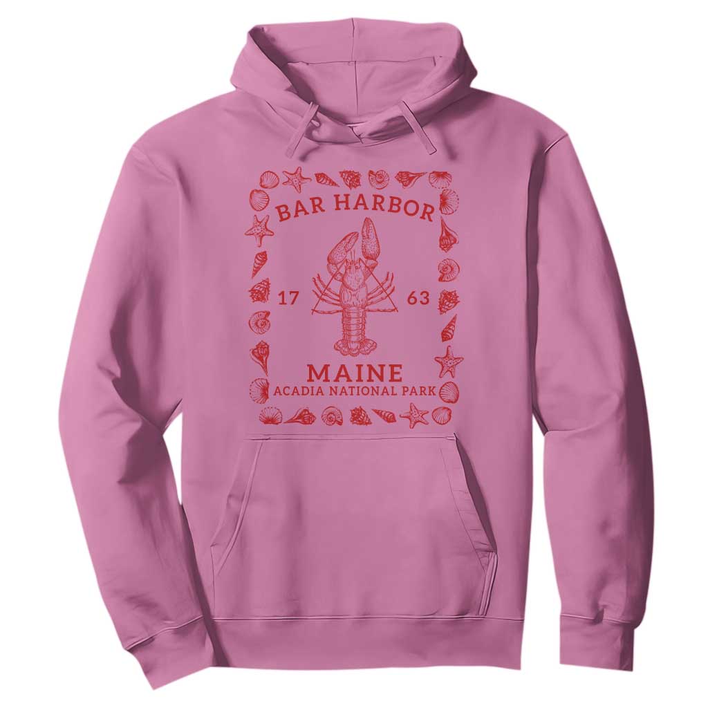 Bar Harbor Maine Lobster Acadia National Park 1763 Hoodie
