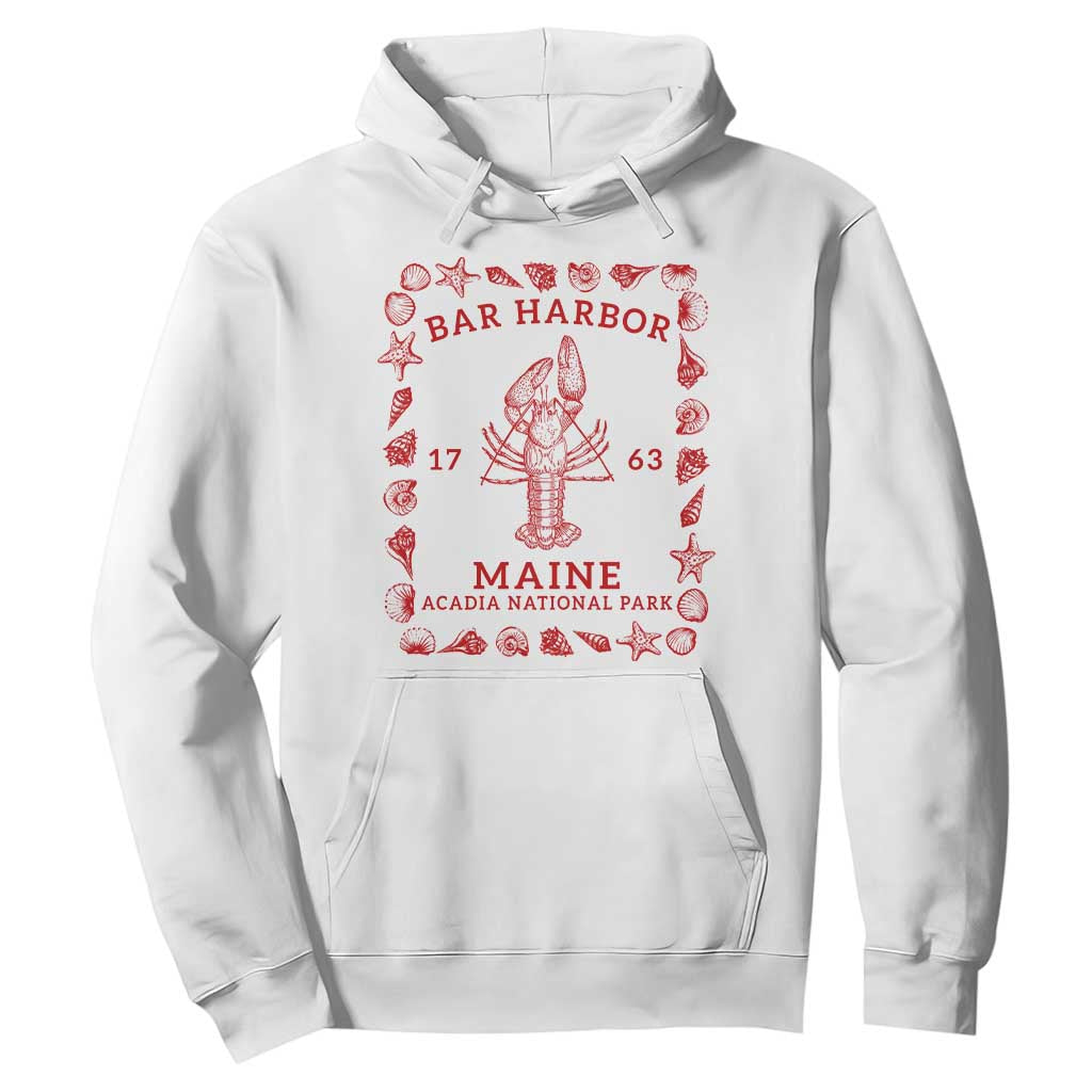 Bar Harbor Maine Lobster Acadia National Park 1763 Hoodie TS11 White Print Your Wear