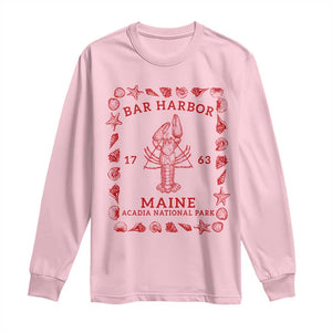Bar Harbor Maine Lobster Acadia National Park 1763 Long Sleeve Shirt