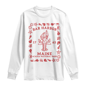 Bar Harbor Maine Lobster Acadia National Park 1763 Long Sleeve Shirt