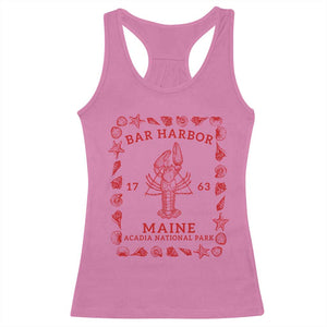 Bar Harbor Maine Lobster Acadia National Park 1763 Racerback Tank Top