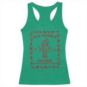 Bar Harbor Maine Lobster Acadia National Park 1763 Racerback Tank Top