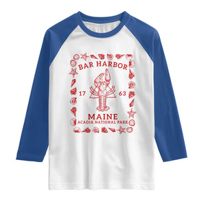Bar Harbor Maine Lobster Acadia National Park 1763 Raglan Shirt