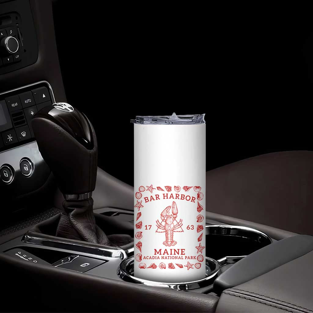 Bar Harbor Maine Lobster Acadia National Park 1763 Skinny Tumbler