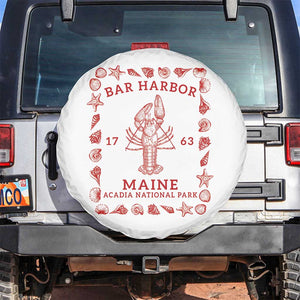 Bar Harbor Maine Lobster Acadia National Park 1763 Spare Tire Cover