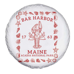 Bar Harbor Maine Lobster Acadia National Park 1763 Spare Tire Cover
