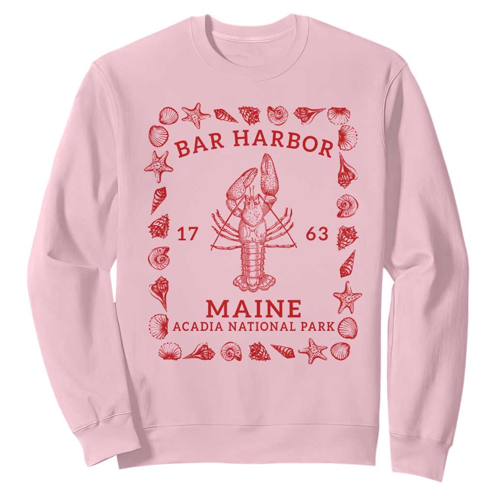 Bar Harbor Maine Lobster Acadia National Park 1763 Sweatshirt