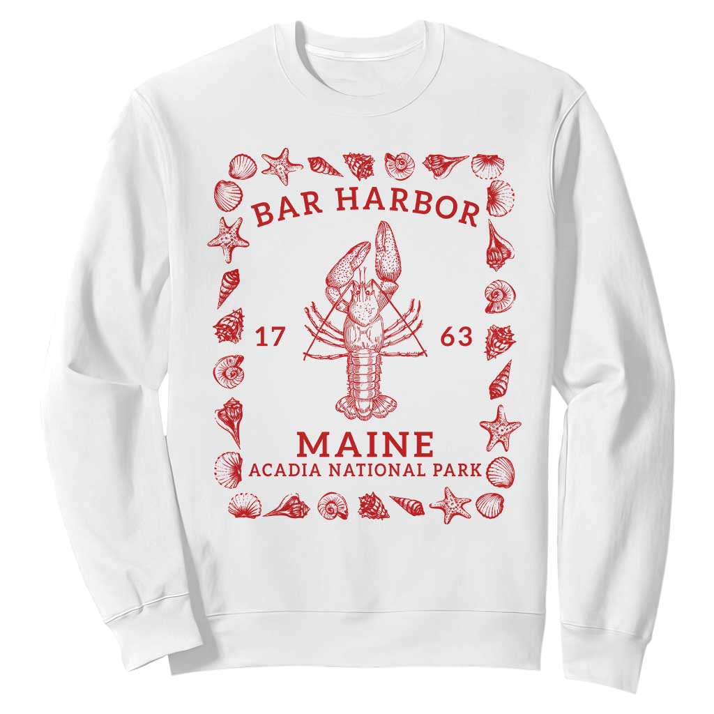 Bar Harbor Maine Lobster Acadia National Park 1763 Sweatshirt