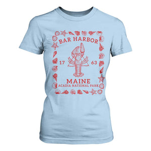 Bar Harbor Maine Lobster Acadia National Park 1763 T Shirt For Women