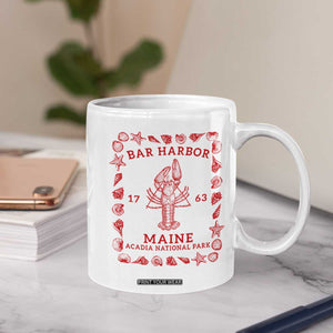 Bar Harbor Maine Lobster Acadia National Park 1763 Coffee Mug