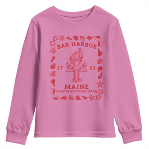 Bar Harbor Maine Lobster Acadia National Park 1763 Youth Sweatshirt