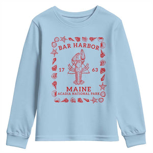 Bar Harbor Maine Lobster Acadia National Park 1763 Youth Sweatshirt
