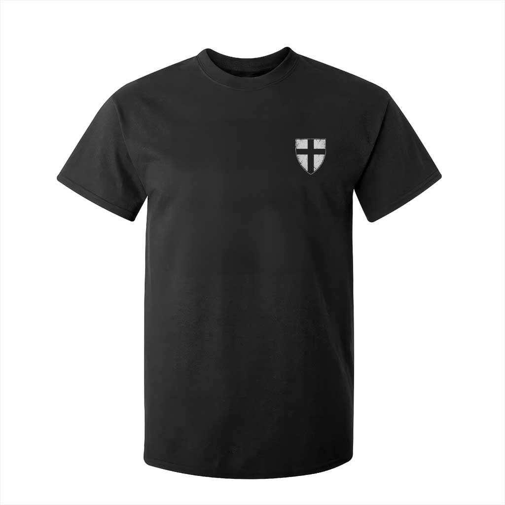 Teutonic Order Flag Cross Knight Insignia Arms Shield T Shirt For Kid TS11 Black Print Your Wear