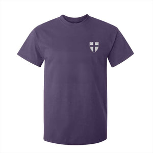 Teutonic Order Flag Cross Knight Insignia Arms Shield T Shirt For Kid TS11 Purple Print Your Wear