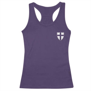 Teutonic Order Flag Cross Knight Insignia Arms Shield Racerback Tank Top TS11 Purple Print Your Wear