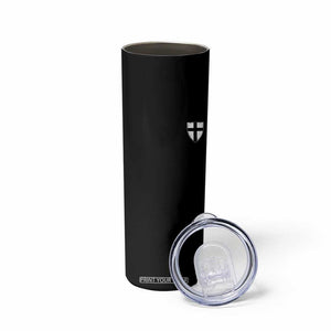 Teutonic Order Flag Cross Knight Insignia Arms Shield Skinny Tumbler