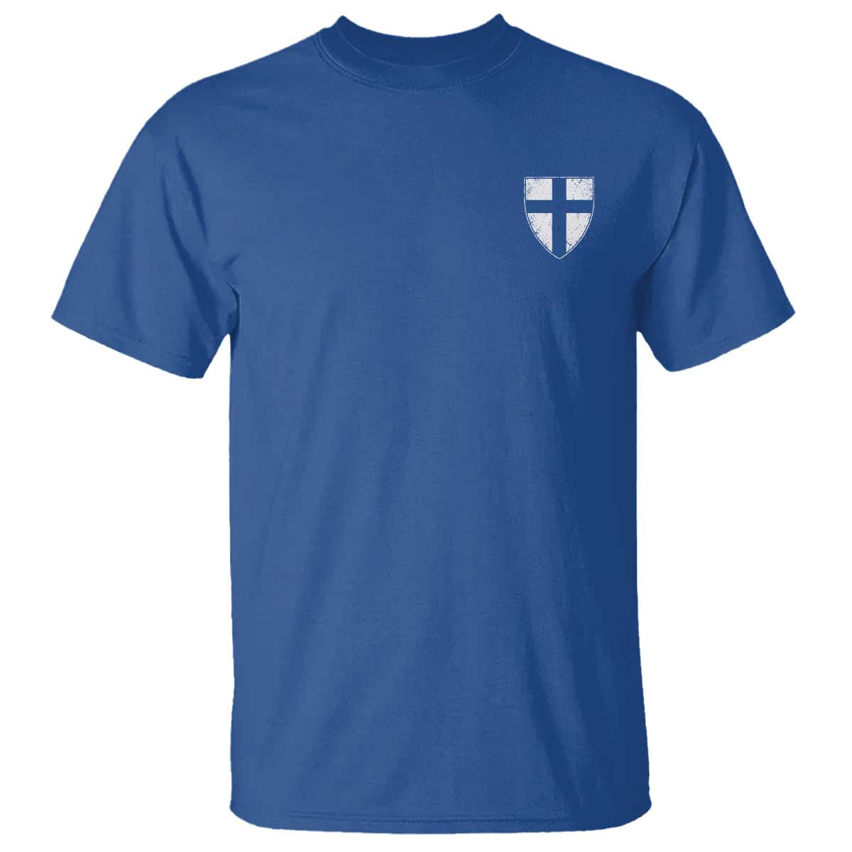 Teutonic Order Flag Cross Knight Insignia Arms Shield T Shirt TS11 Royal Blue Print Your Wear