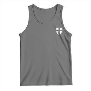 Teutonic Order Flag Cross Knight Insignia Arms Shield Tank Top TS11 Black Heather Print Your Wear