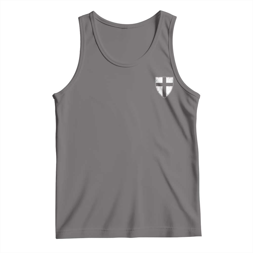 Teutonic Order Flag Cross Knight Insignia Arms Shield Tank Top TS11 Deep Heather Print Your Wear