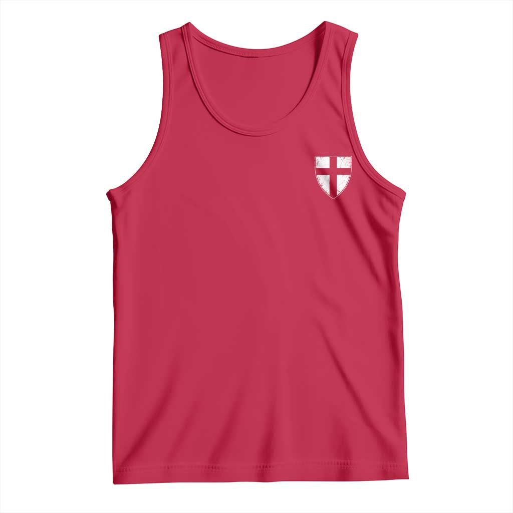 Teutonic Order Flag Cross Knight Insignia Arms Shield Tank Top TS11 Red Print Your Wear