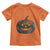 Halloween Blue Denim Patchwork Spooky Pumpkin Toddler T Shirt TS11 Orange Print Your Wear