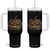 Halloween Blue Denim Patchwork Spooky Pumpkin Tumbler With Handle TS11 One Size: 40 oz Black Print Your Wear
