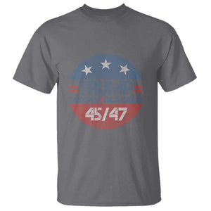 Trump Supporter T Shirt Take America Back Vintage American Flag Vote For Trump TS11 Charcoal Print Your Wear