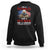 Harris Walz 2024 Sweatshirt I'm A Veteran Not A Sucker Or A Loser Eagle American Flag TS11 Black Print Your Wear