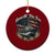 Navy Veteran Ceramic Ornament Home Of The Free Because Of The Brave American Flag TS11 1pc Red Print Your Wear