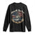 Navy Veteran Long Sleeve Shirt Home Of The Free Because Of The Brave American Flag TS11 Black Print Your Wear