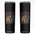 Funny 4th Of July Patriotic Founding Daddy Founding Fathers Skinny Tumbler TS11 Black Print Your Wear
