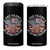 Marine Veteran 250 Years Of Eating Crayons 4 in 1 Can Cooler Tumbler American Flag TS11 One Size: 16 oz Black Print Your Wear