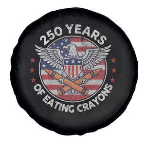 Marine Veteran 250 Years Of Eating Crayons Spare Tire Cover American Flag TS11 Print Your Wear