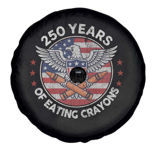 Marine Veteran 250 Years Of Eating Crayons Spare Tire Cover American Flag TS11 Print Your Wear