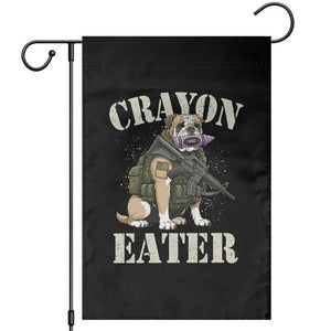 Funny Crayon Eater Garden Flag Military Corps Proud Marine Soldier TS11 Black Print Your Wear