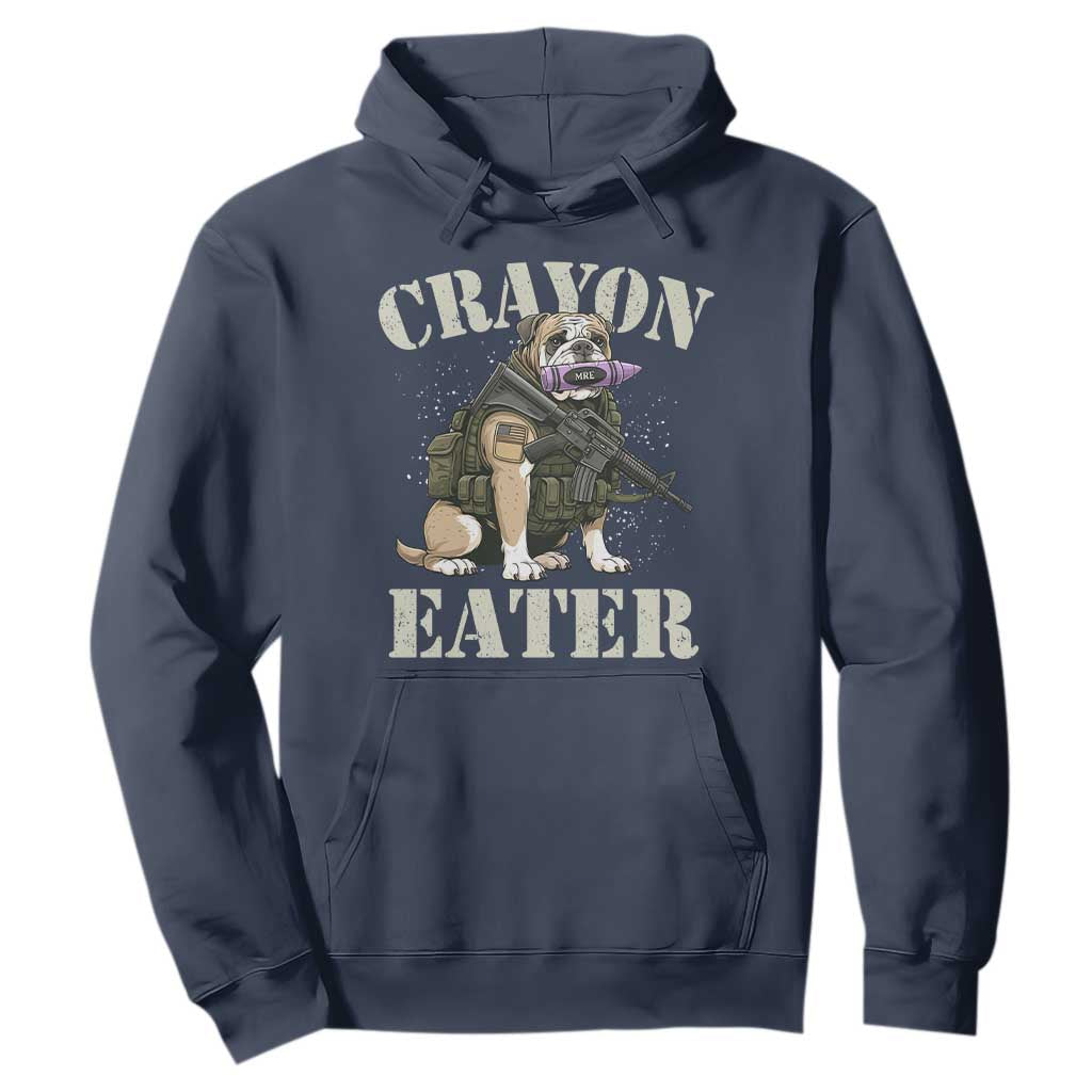 Funny Crayon Eater Hoodie Military Corps Proud Marine Soldier TS11 Navy Print Your Wear